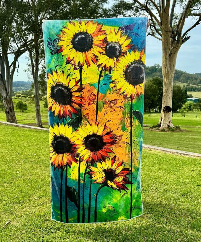 Beach Towel Sunflower