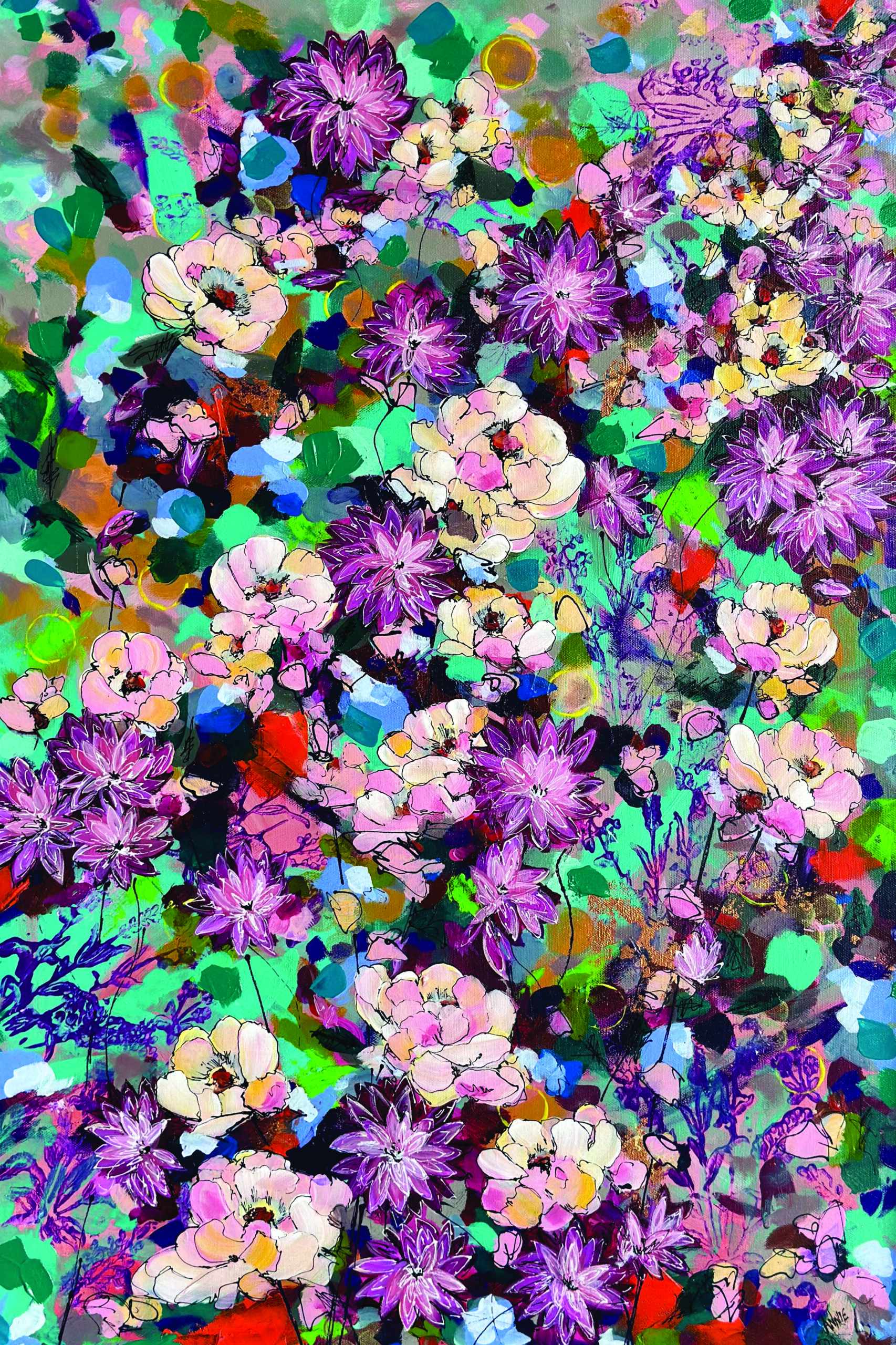 Meadow Magic Tea Towel