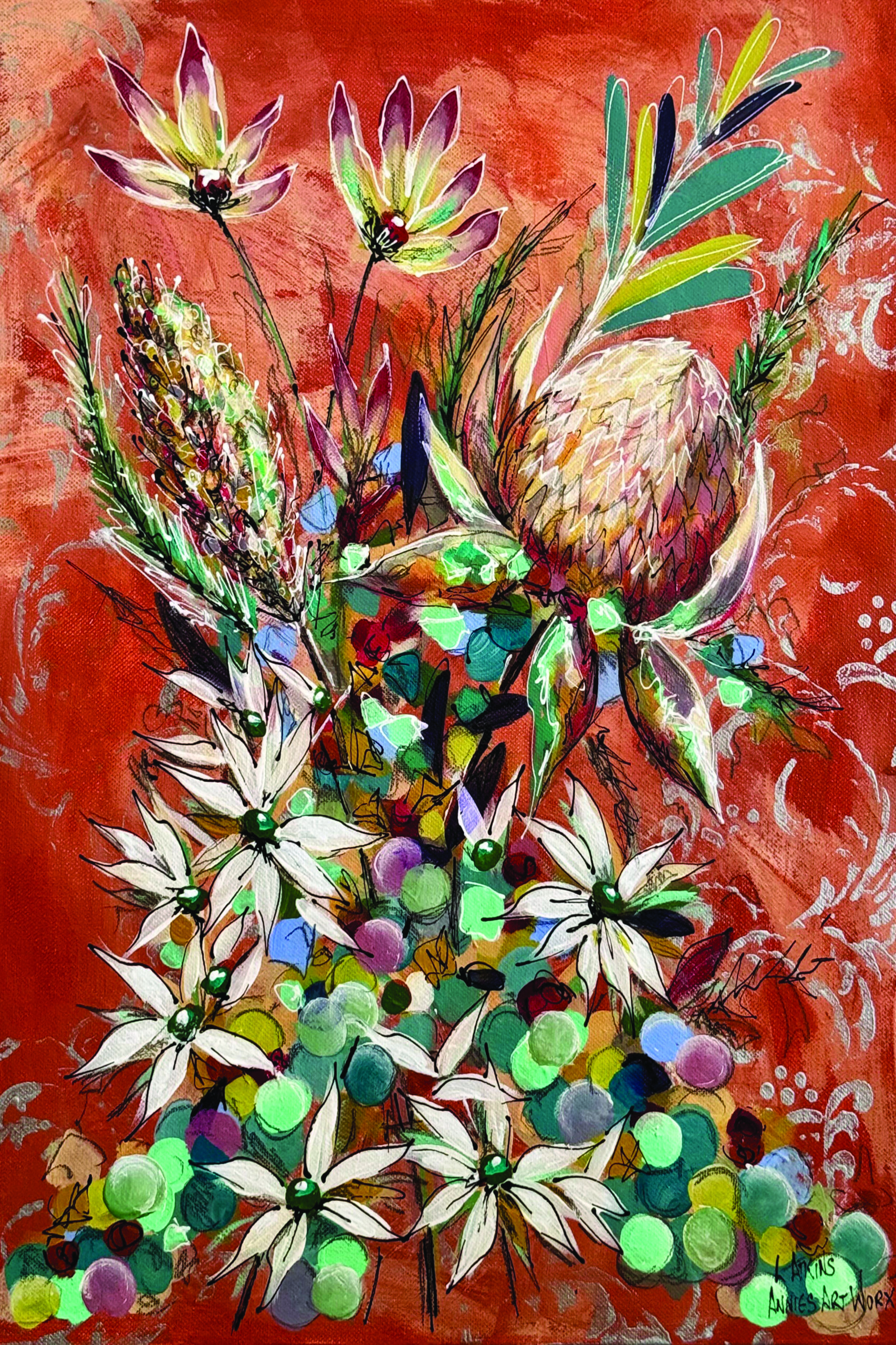 Wild & Free Tea Towel